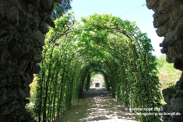 Bayreuth Eremitage - Laubengang am Parnass